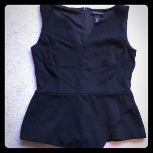 White House Black Market asymmetrical peplum